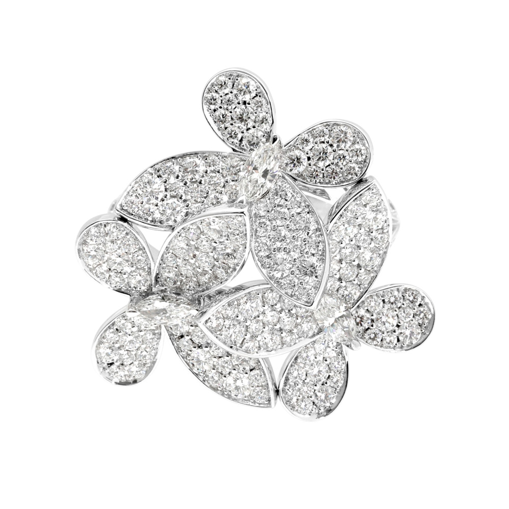 中古] グラフ パヴェバタフライ トリプル パヴェ ダイヤモンドミニ