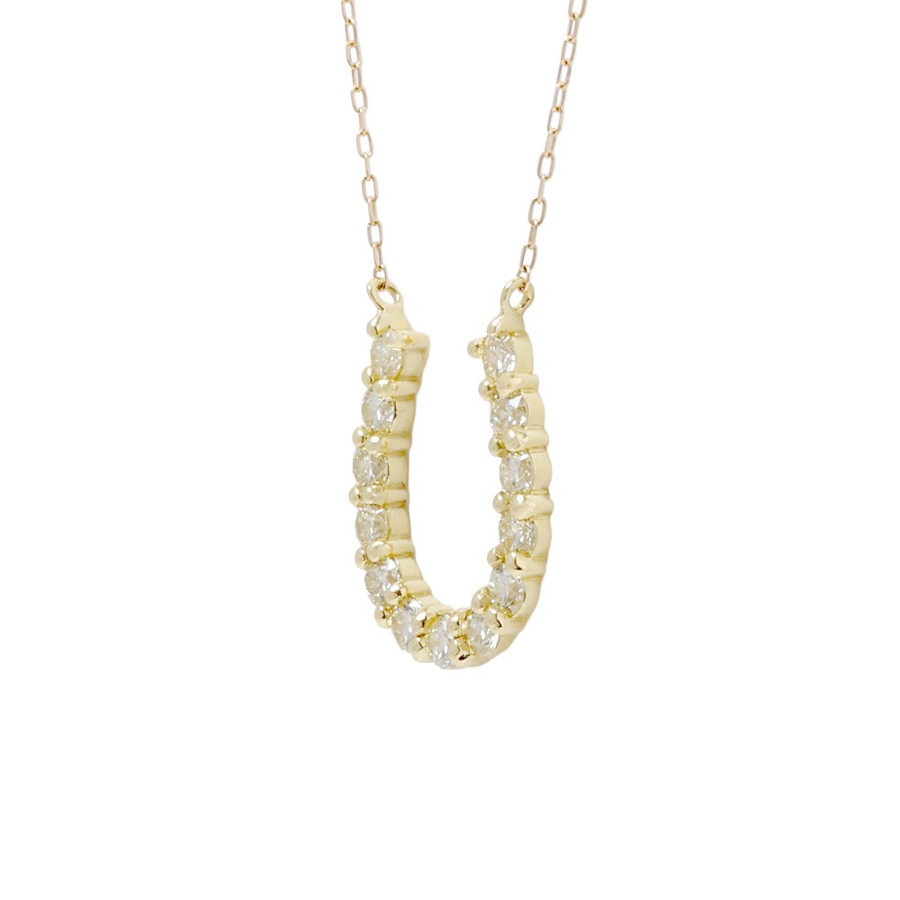 K18イエローゴールド ダイヤモンド ネックレス J421373 | ユキザキ