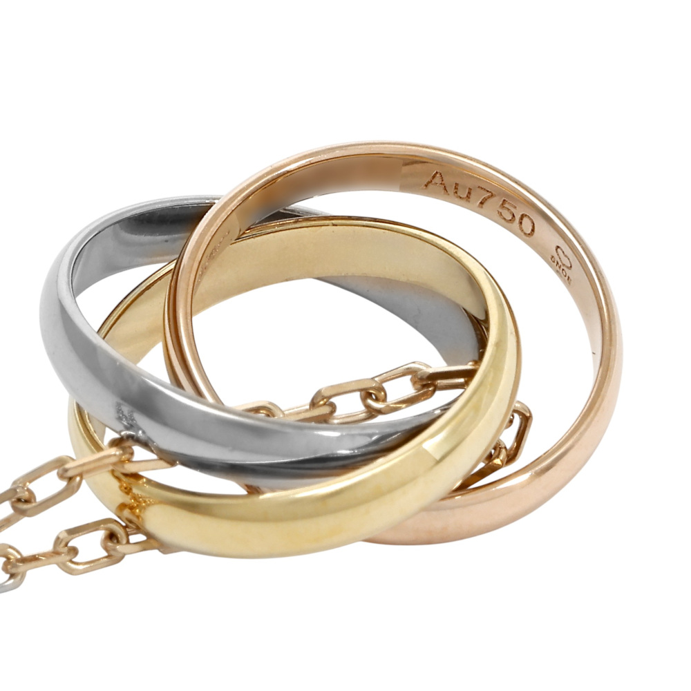 非売品★Cartier★トリニティモチーフ★小皿 3個セット 中古] カルティエ トリニティ B7224574 ネックレス J421523