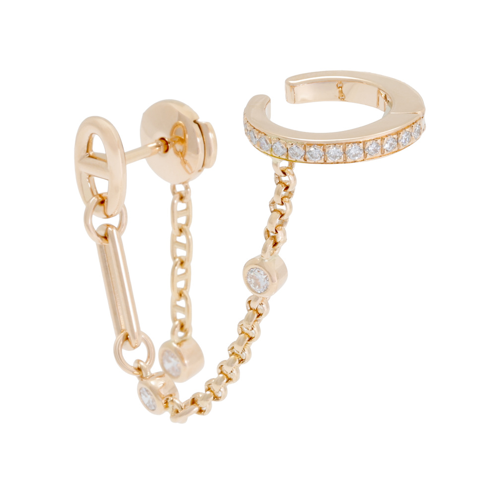 中古] エルメス シェーヌダンクル カオス J421983 ピアス片方 J421983