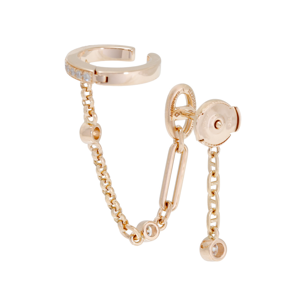 中古] エルメス シェーヌダンクル カオス J421983 ピアス片方 J421983