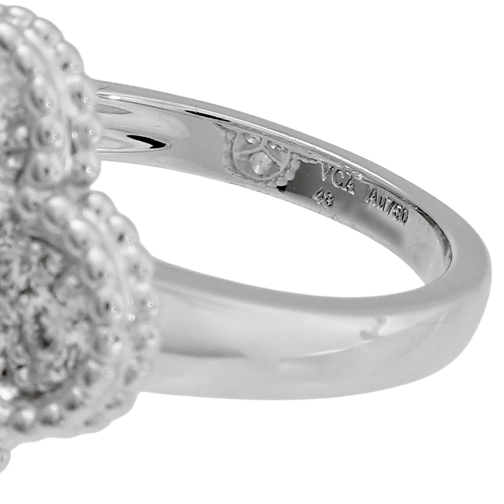 VCA ヴィンテージアルハンブラ WG 美品 楽天市場】ヴァンクリーフ アルハンブラ wgの通販