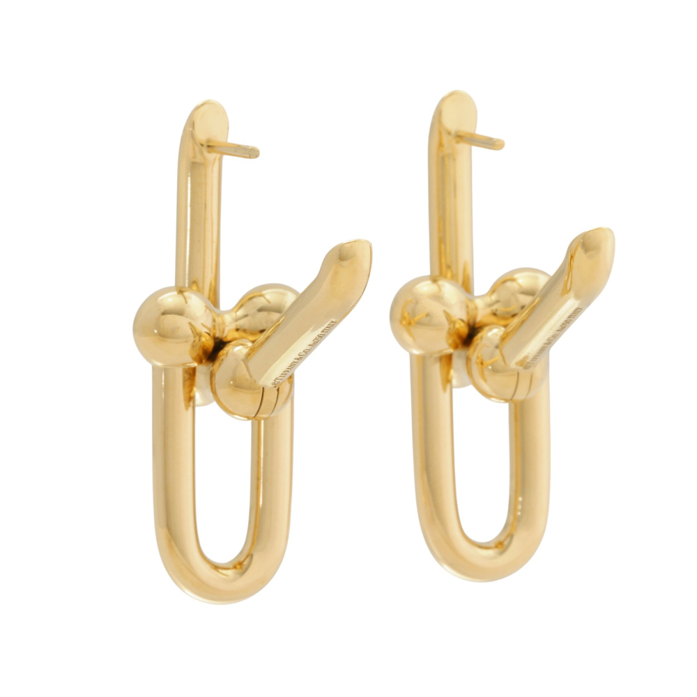 ティファニー☆新品シングルピアス日本未入荷 中古] ティファニー ハードウェア ラージ リンク 68533643 ピアス