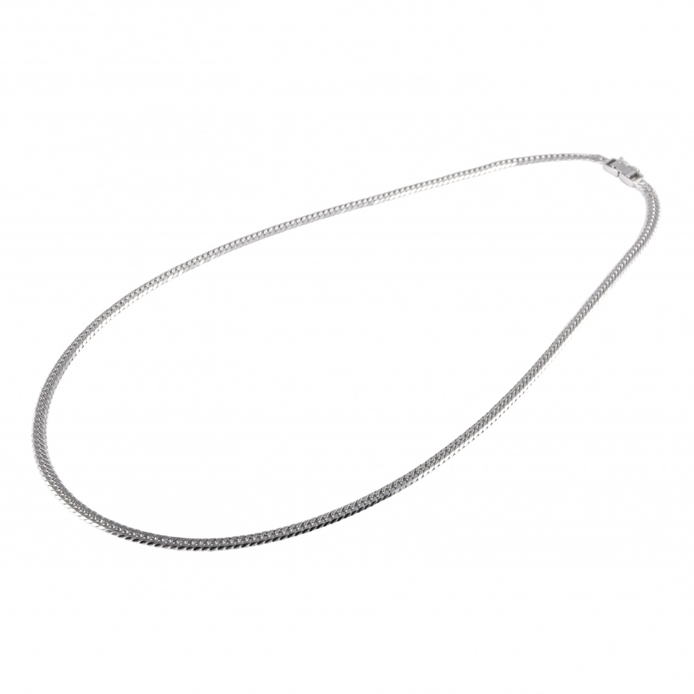 プラチナ850 喜平 ネックレス ダブル6面 約50cm 約51.1g J422707