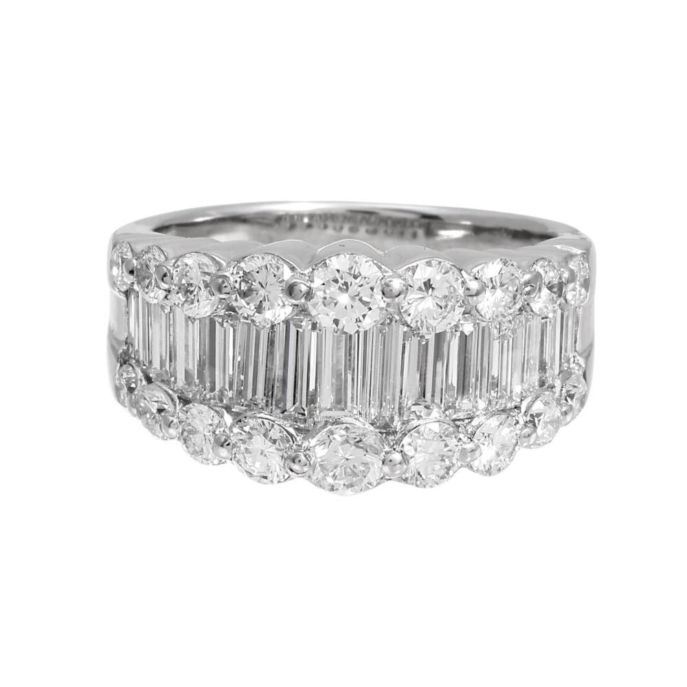 プラチナ900 ダイヤモンド リング J422841 | ユキザキセレクトジュエリー