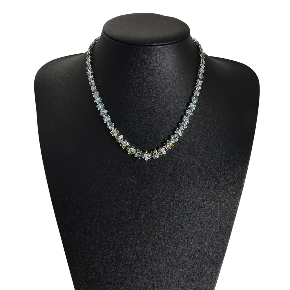 K18ホワイトゴールド ダイヤモンド ネックレス J422846 | ユキザキ