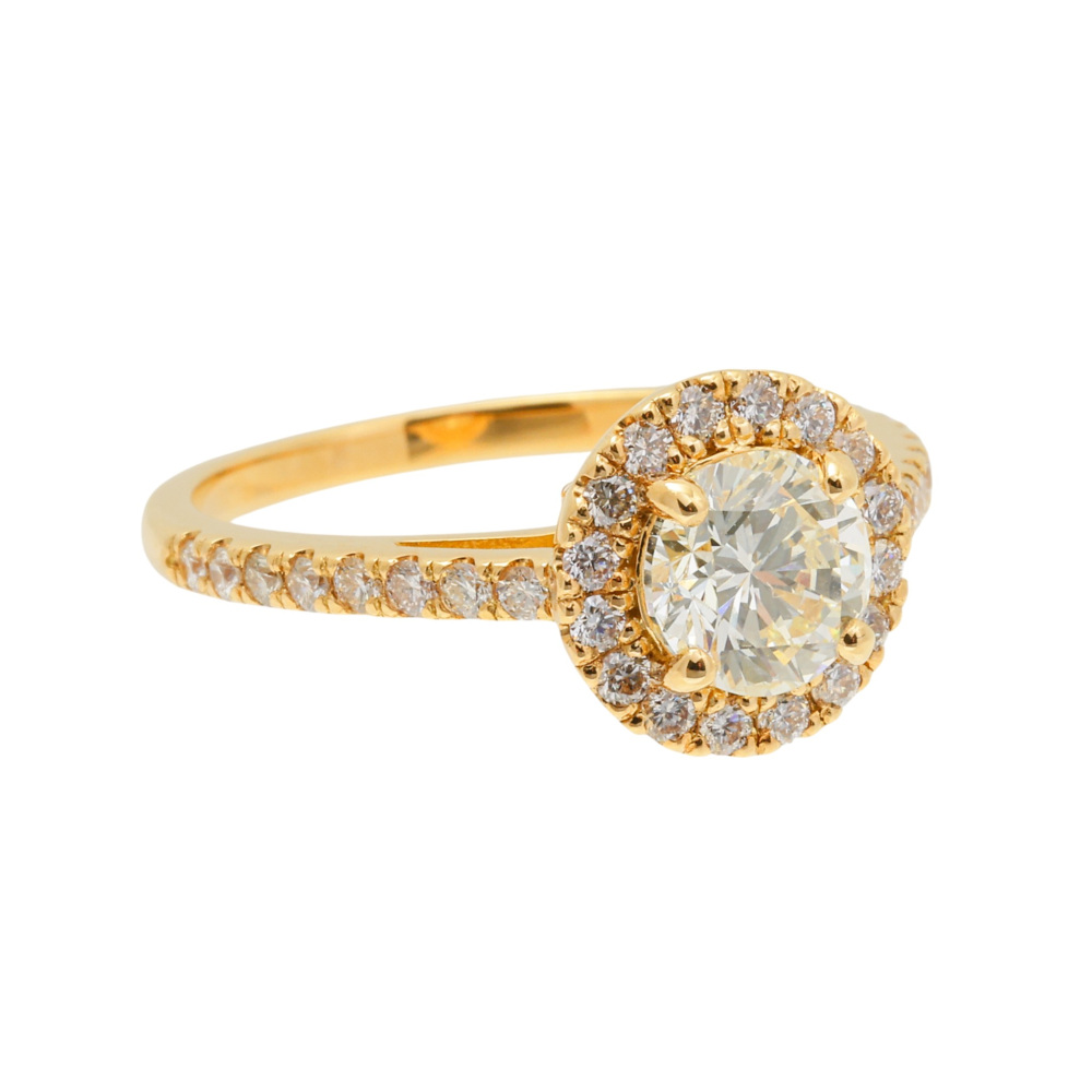 K18イエローゴールド ダイヤモンド リング J423210 | ユキザキセレクト