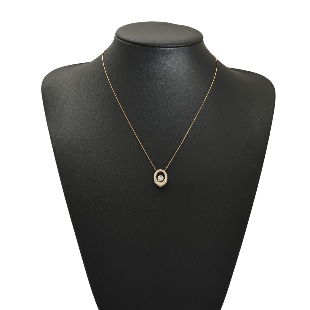 K18イエローゴールド ダイヤモンド ネックレス J423228 | ユキザキ