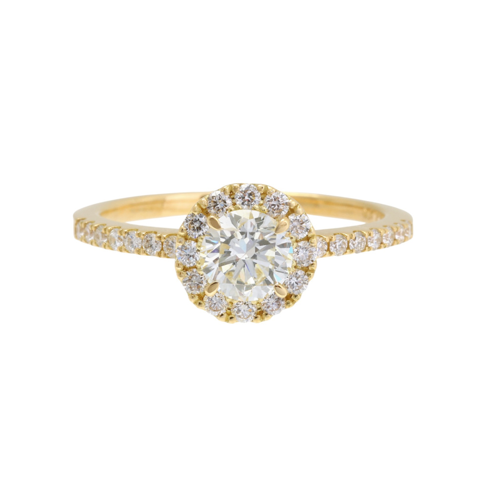 K18イエローゴールド ダイヤモンド リング J423233 | ユキザキセレクト