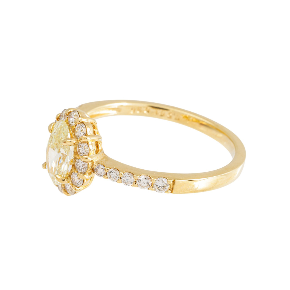 K18イエローゴールド ダイヤモンド リング J423469 | ユキザキセレクト