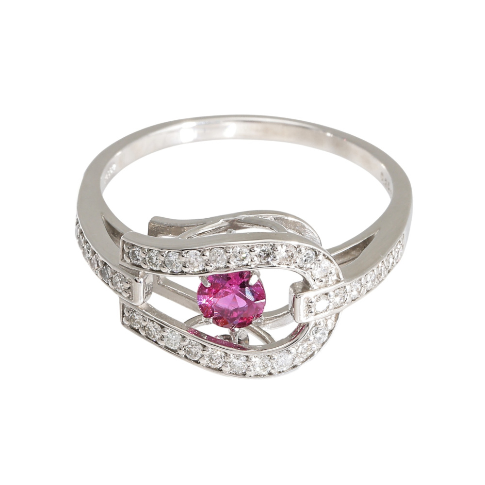 プラチナ900 ルビー ダイヤモンド リング J423493 | ユキザキセレクト