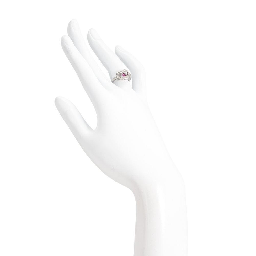 プラチナ900 ルビー ダイヤモンド リング J423493 | ユキザキセレクト