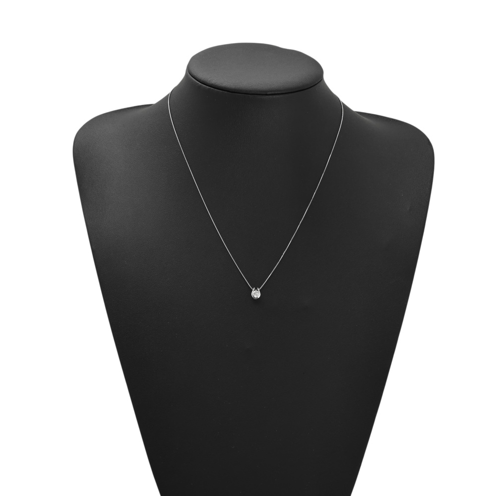 2粒 揺れる 天然ダイヤモンドネックレス プラチナ850 Pt850 プラチナ950 プラチナ850 ダイヤモンド ネックレス J424352 | ユキザキ