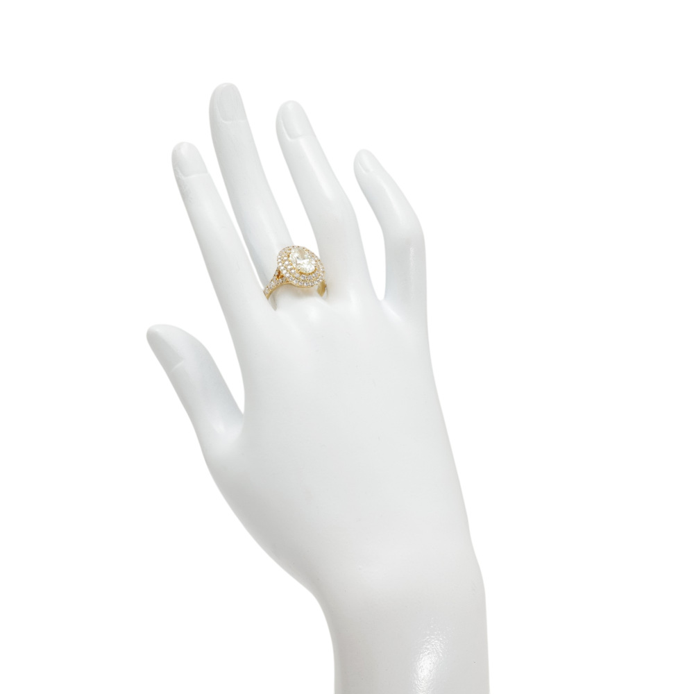 K18イエローゴールド ダイヤモンド リング J424593 | ユキザキセレクト