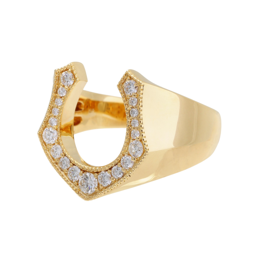 K18イエローゴールド ダイヤモンド リング J424594 | ユキザキセレクト