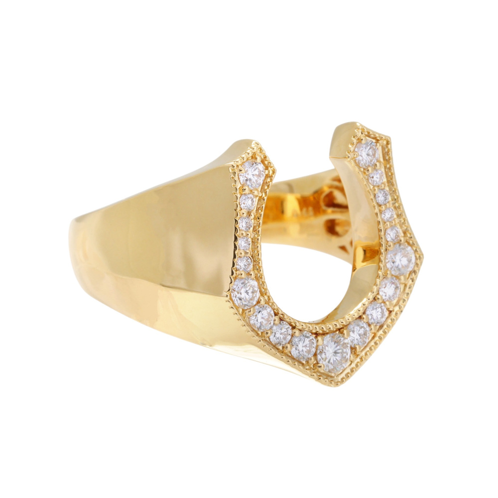 K18イエローゴールド ダイヤモンド リング J424594 | ユキザキセレクト