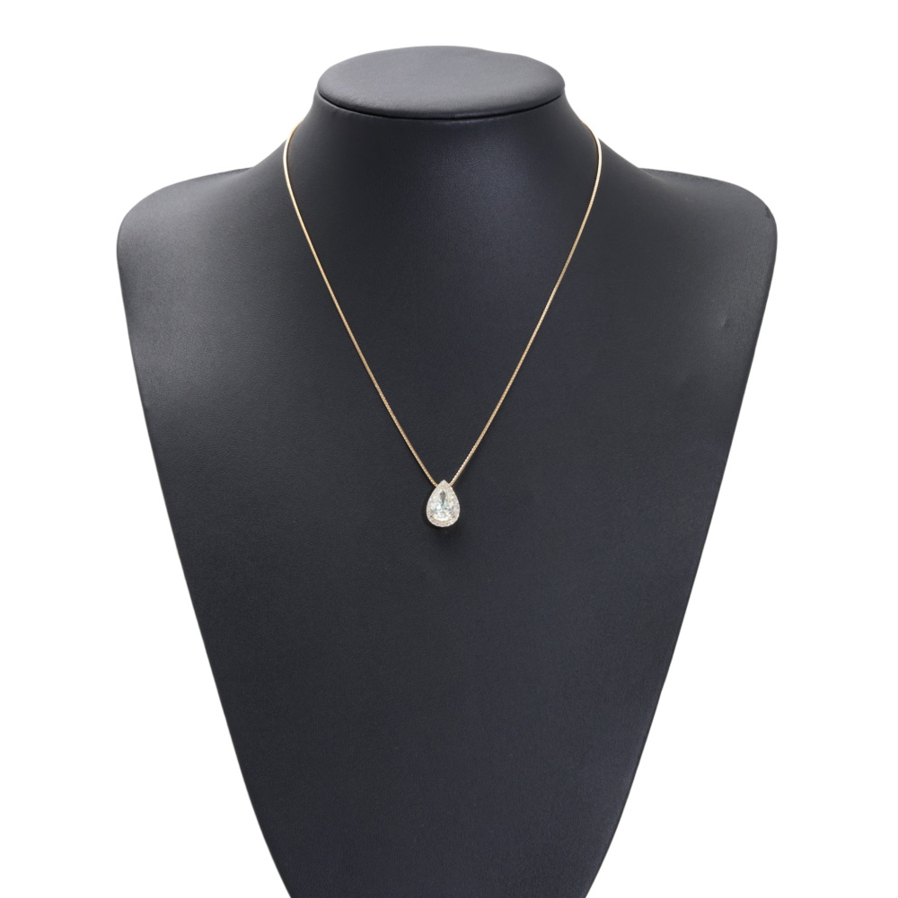 K18イエローゴールド ダイヤモンド ネックレス J424598 | ユキザキ