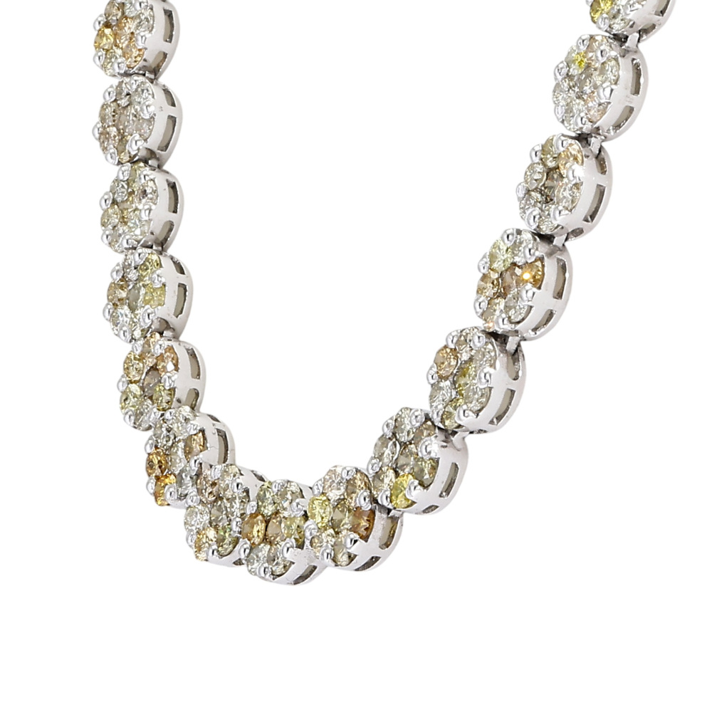 KINGDOM（1〜58）SET K18ホワイトゴールド ダイヤモンド ネックレス J425307 | ユキザキ