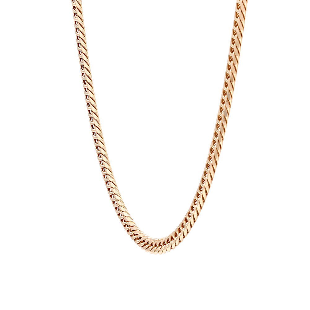 K18ピンクゴールド 喜平 ネックレス ダブル6面 約60cm 約20.25g