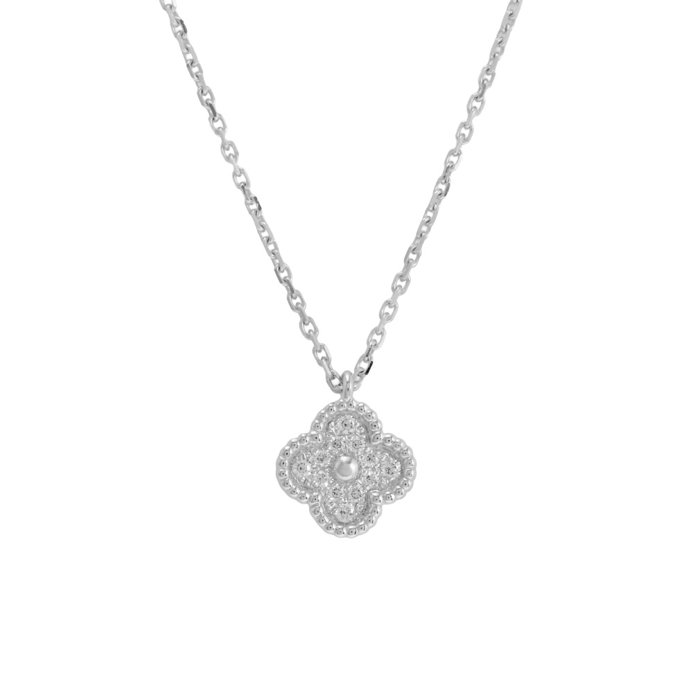 【記念ノベルティ】ヴァンクリーフ＆アーペル スウィートアルハンブラ ネックレス 中古] ヴァンクリーフ&アーペル スウィートアルハンブラ VCARO85900