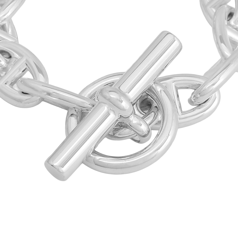 未使用] エルメス シェーヌダンクル GM 12コマ H101672B ブレスレット