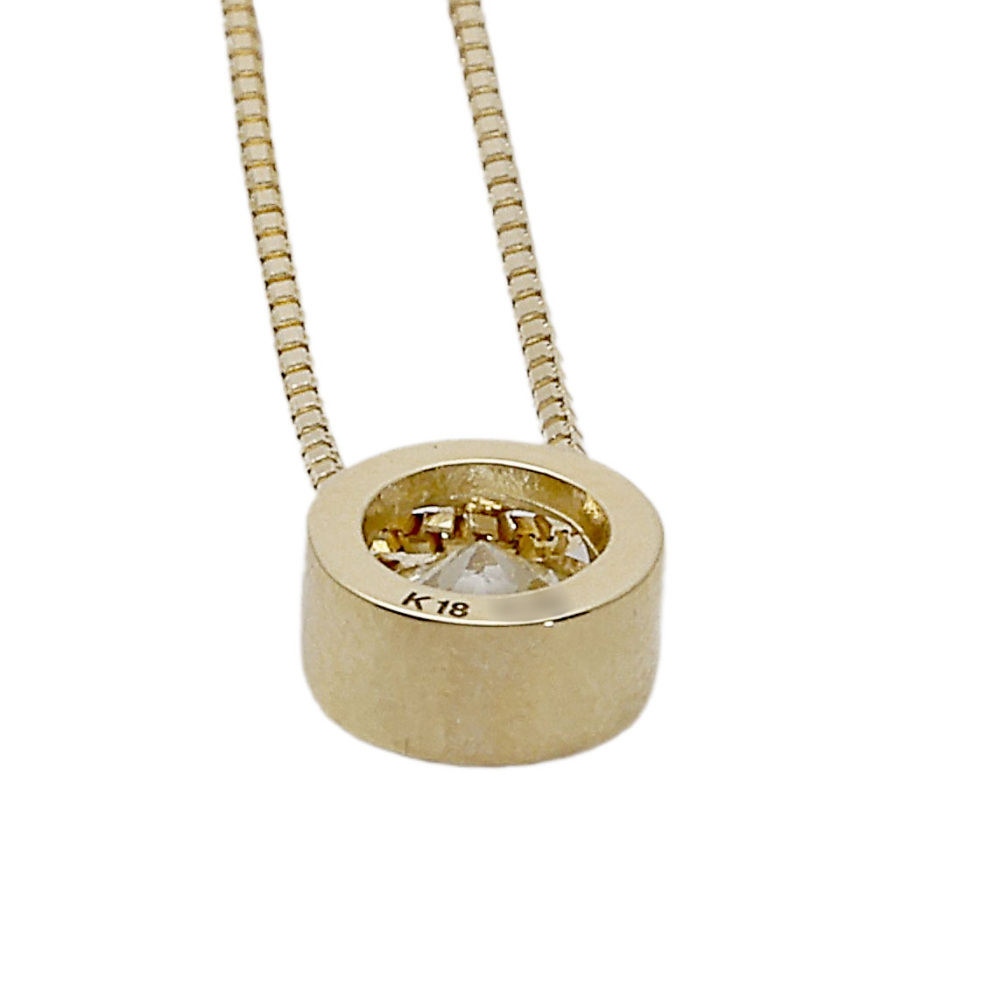 K18イエローゴールド ダイヤモンド ネックレス J426310 | ユキザキ