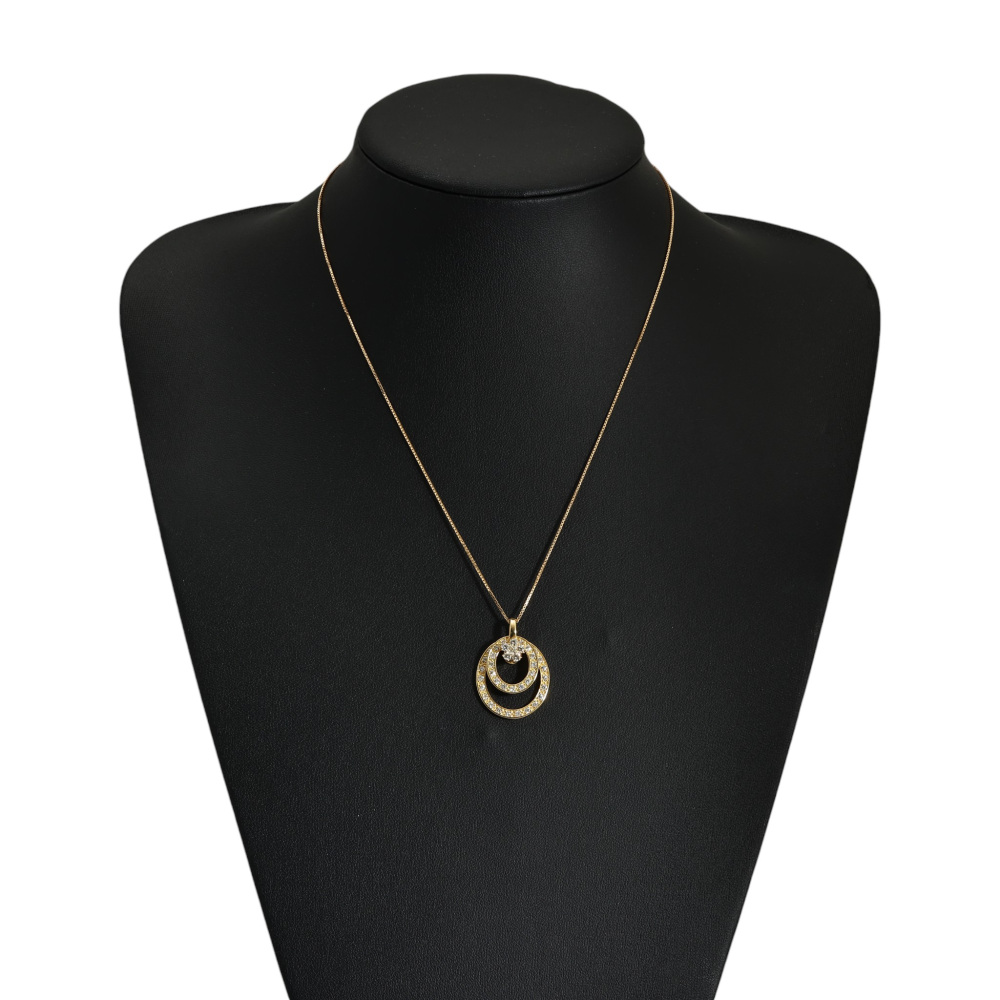 K18イエローゴールド ダイヤモンド ネックレス J426723 | ユキザキ