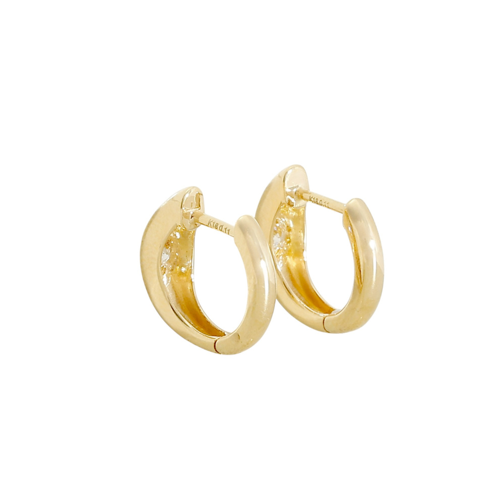 K18イエローゴールド ダイヤモンド ピアス J426776 | ユキザキセレクト