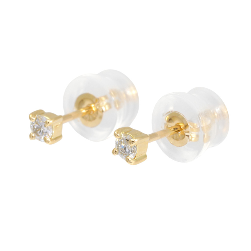 K18イエローゴールド ダイヤモンド ピアス J426784 | ユキザキセレクト