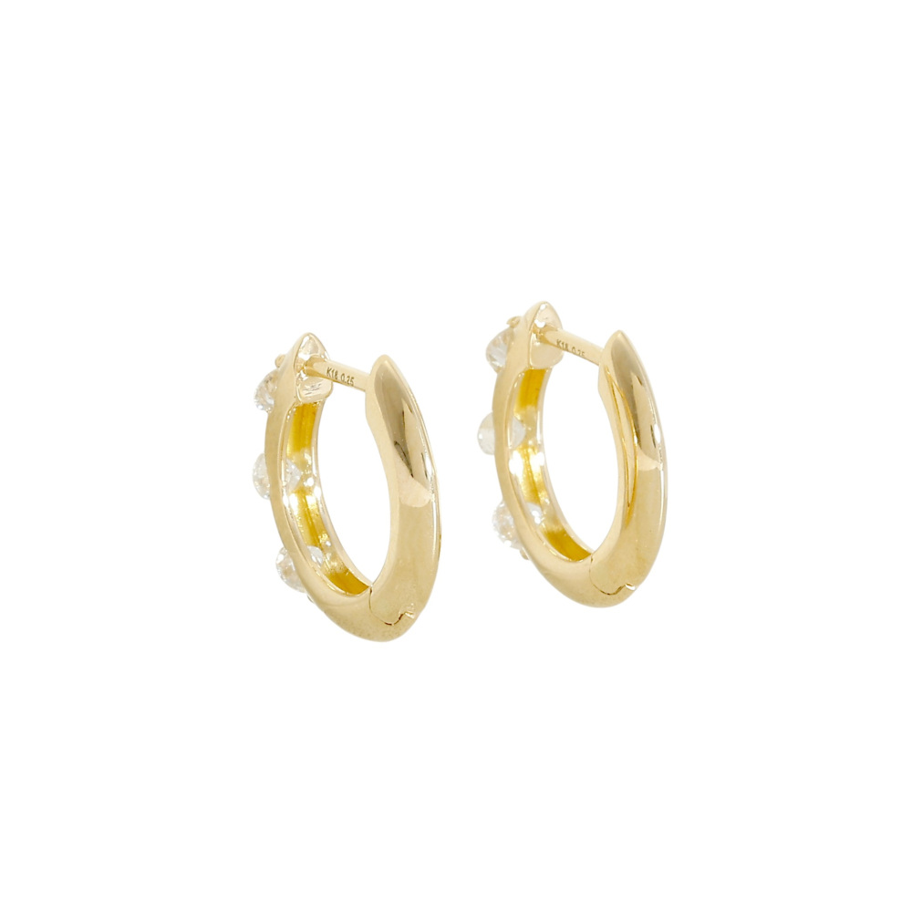 K18イエローゴールド ダイヤモンド ピアス J426847 | ユキザキセレクト