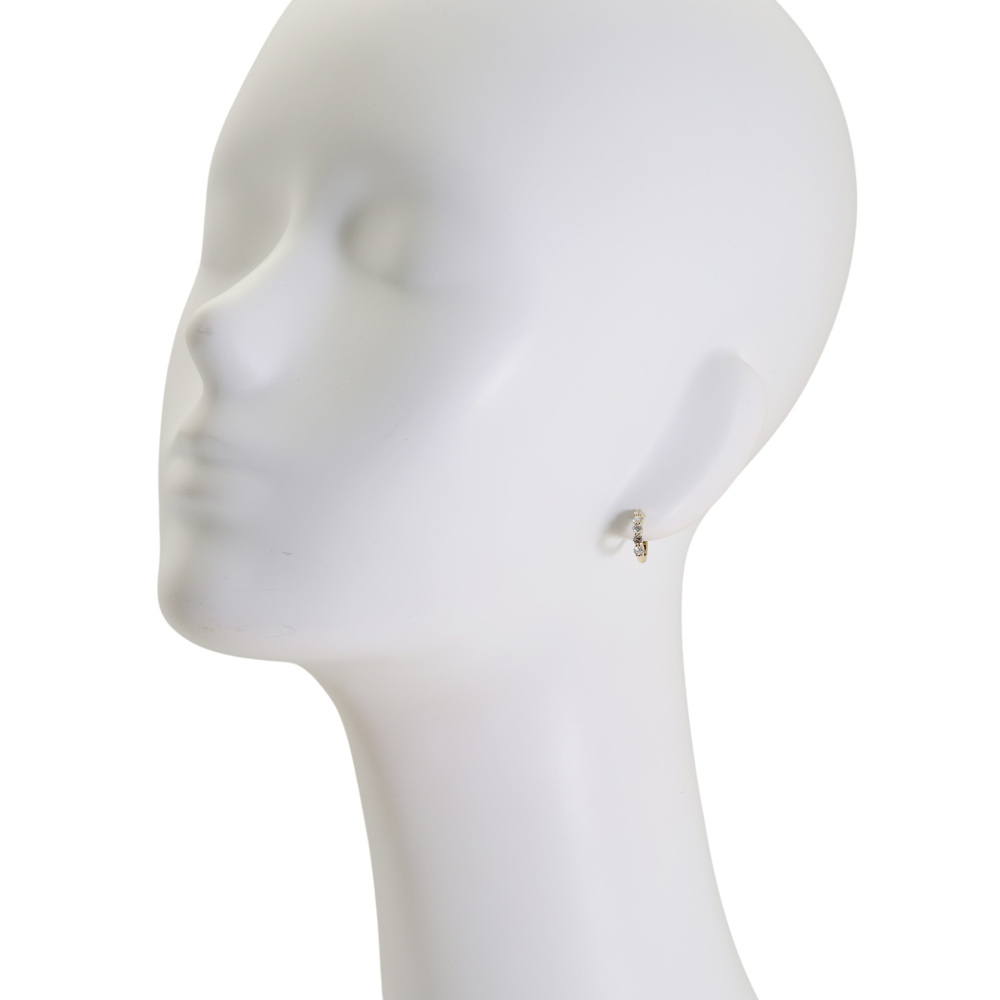 ダイヤモンドピアス k18 750 yg K18イエローゴールド ダイヤモンド ピアス J426852 | ユキザキセレクト