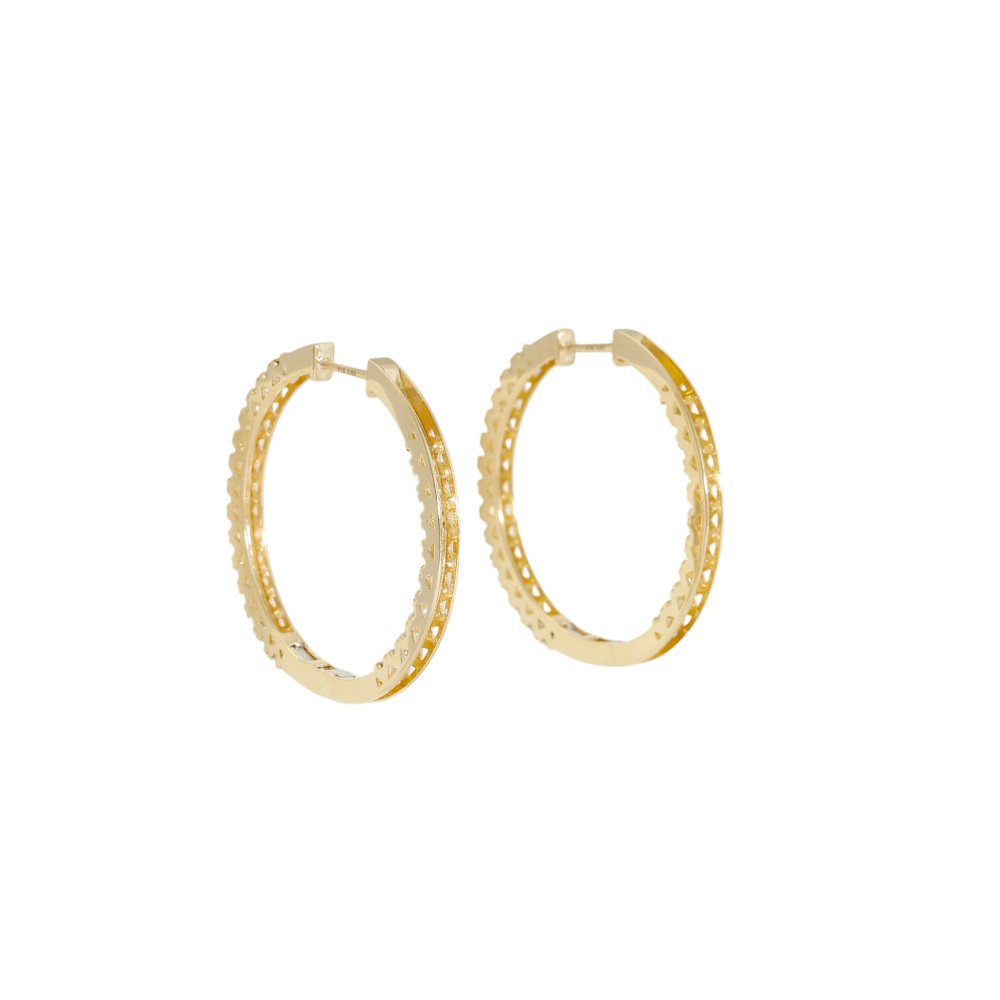 K18イエローゴールド ダイヤモンド ピアス J426860 | ユキザキセレクト