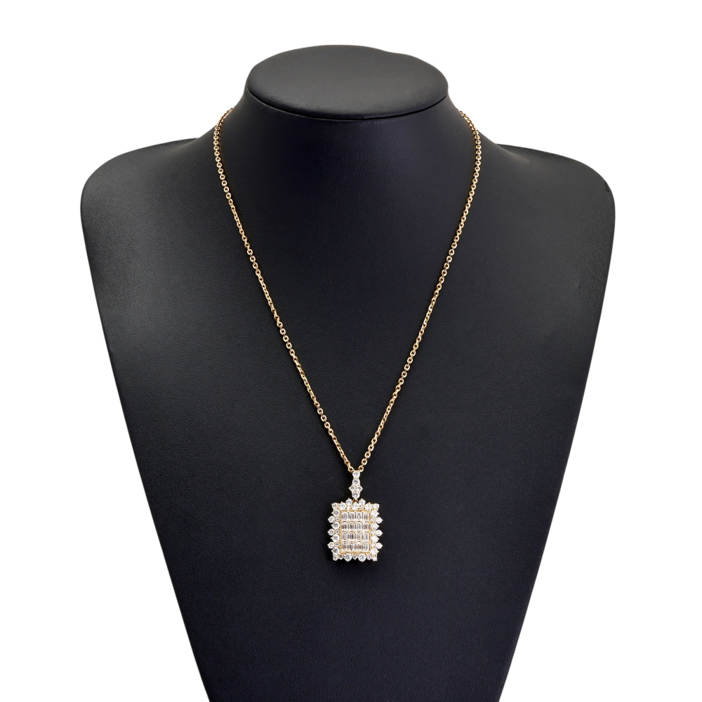 GOT7　ユギョム ネックレス K18イエローゴールド ダイヤモンド ネックレス J427117 | ユキザキ