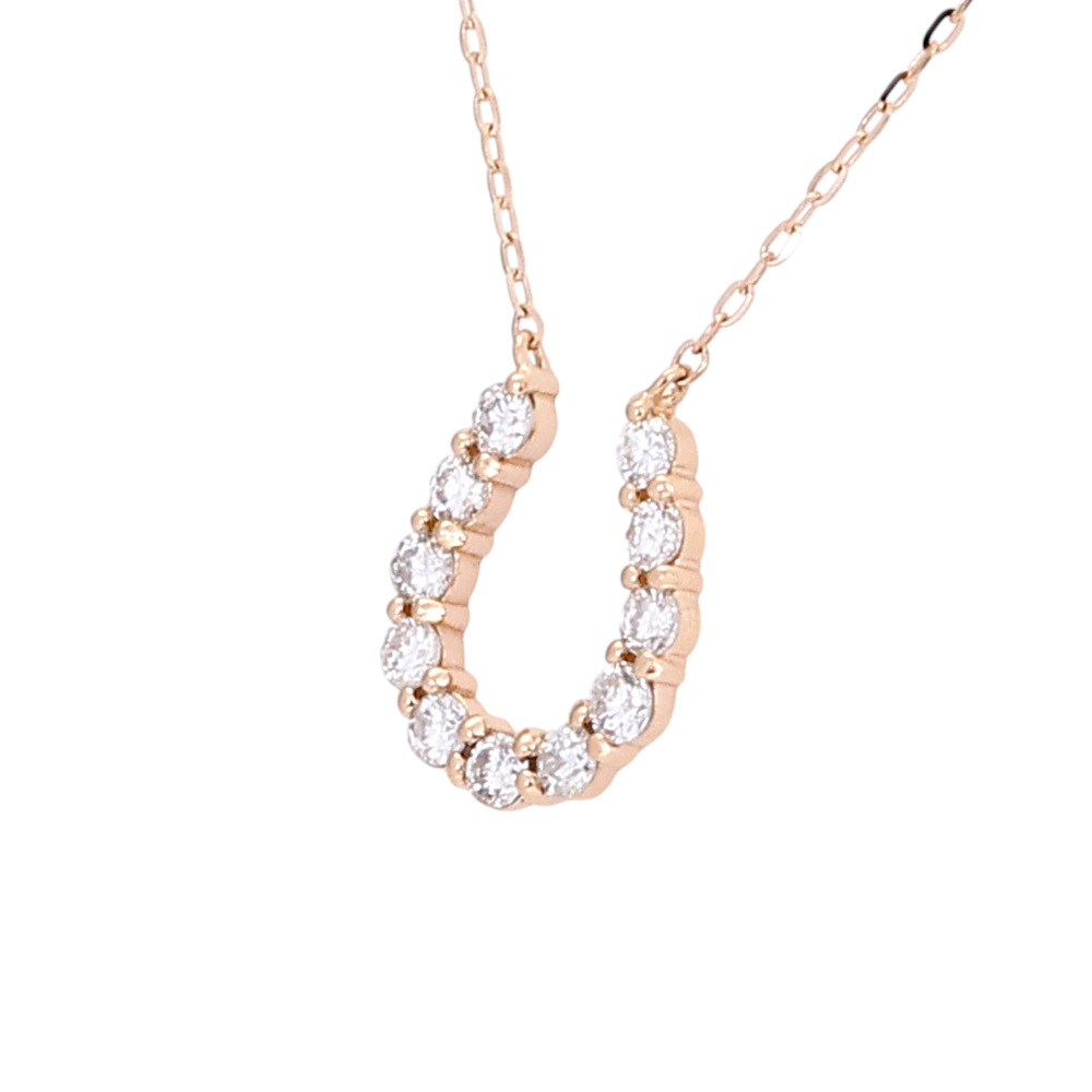 K18ピンクゴールド ダイヤモンド ネックレス J427191 | ユキザキ