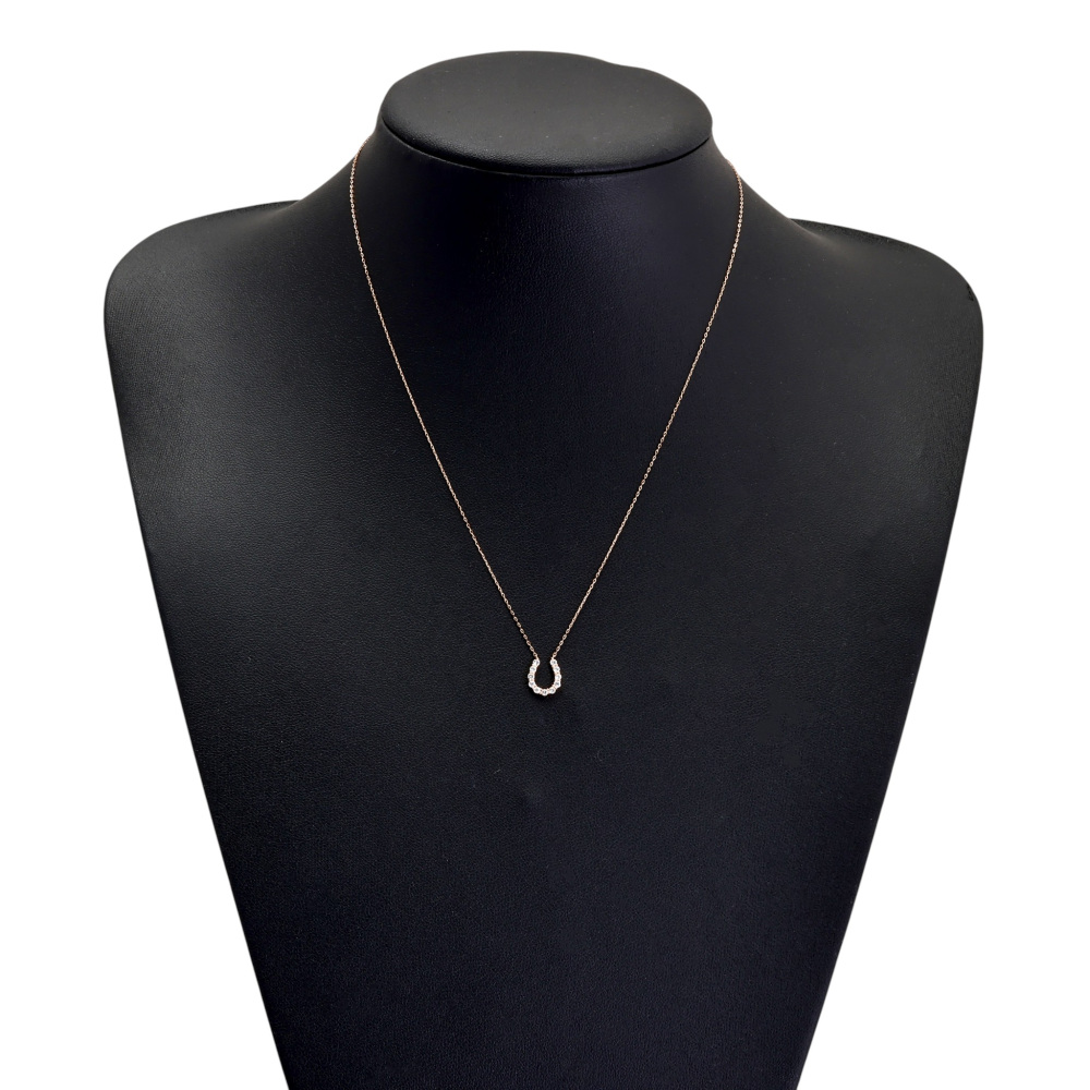 ネックレス　yukiaglass K18ピンクゴールド ダイヤモンド ネックレス J427191 | ユキザキ