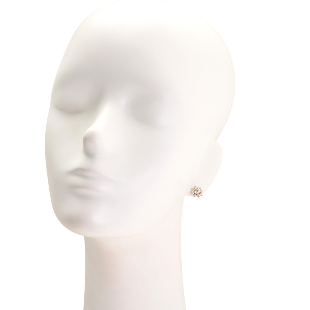 ピアス　No.5412 K18イエローゴールド ダイヤモンド ピアス J427212 | ユキザキセレクト