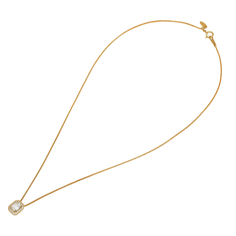 K18イエローゴールド ダイヤモンド ネックレス J427232 | ユキザキ
