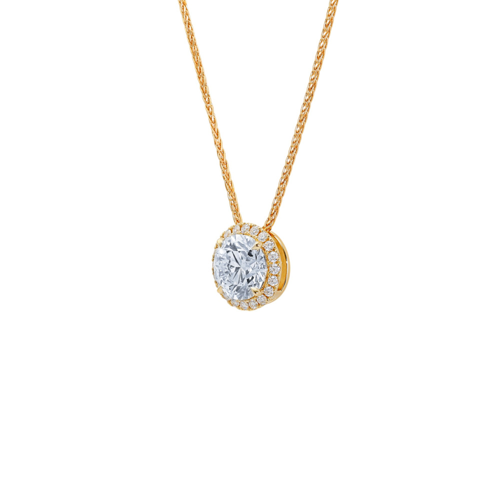 K18イエローゴールド ダイヤモンド ネックレス J427237 | ユキザキ