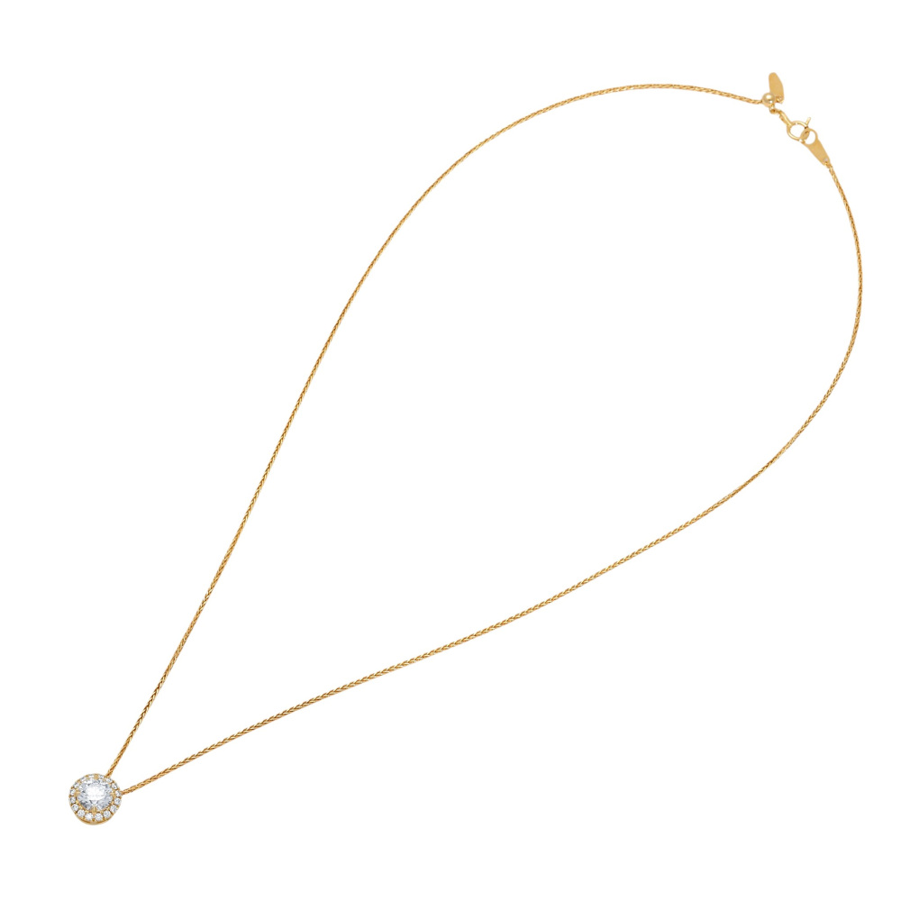 アクセサリー P47 K18イエローゴールド ダイヤモンド ネックレス J427240 | ユキザキ