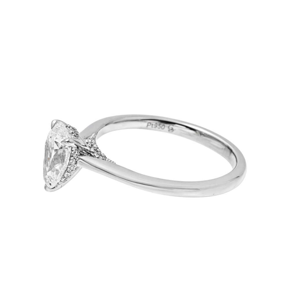プラチナ ダイヤモンドリング シンプル プラチナ950 ダイヤモンド リング J427253 | ユキザキセレクトジュエリー