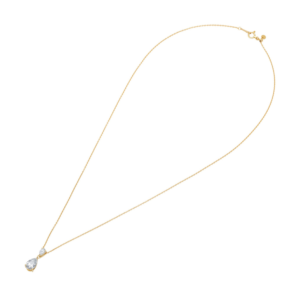 K18イエローゴールド ダイヤモンド ネックレス J427256 | ユキザキ