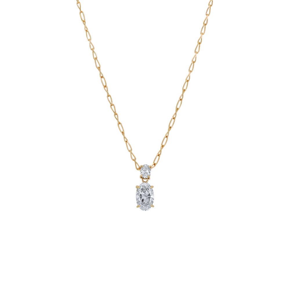 K18イエローゴールド ダイヤモンド ネックレス J427261 | ユキザキ