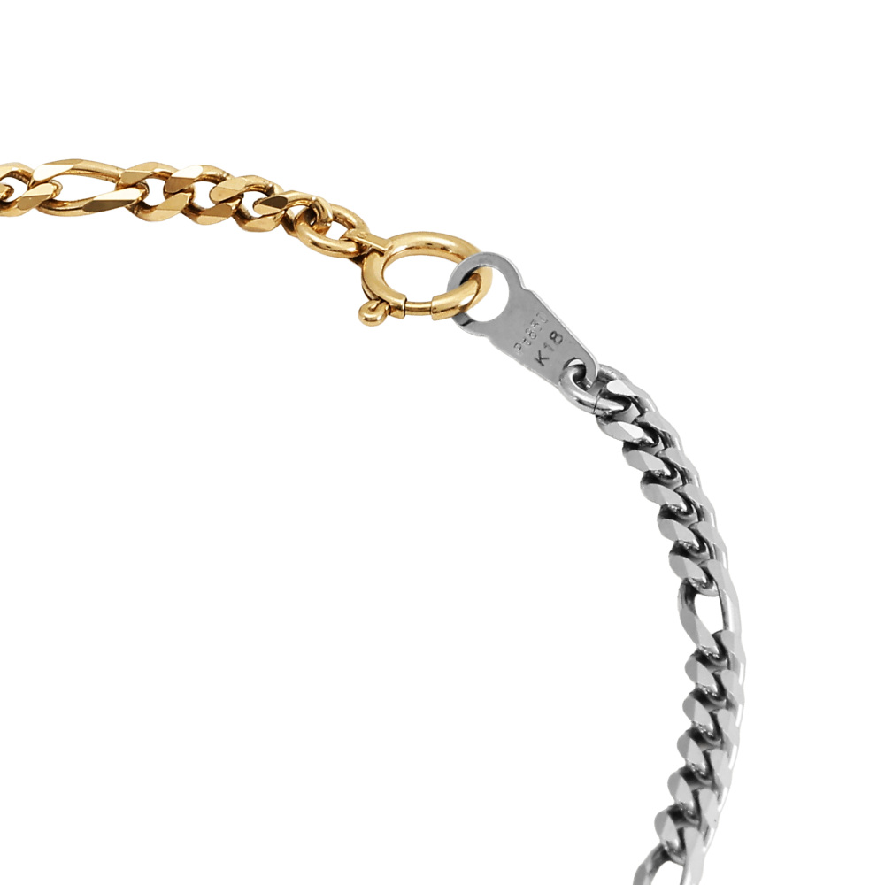 K18イエローゴールド プラチナ850 チェーン ネックレス J428197 | ユキ