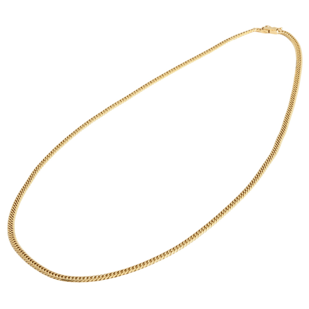 K18イエローゴールド 喜平 ネックレス ダブル6面 約50cm 約20g J428445