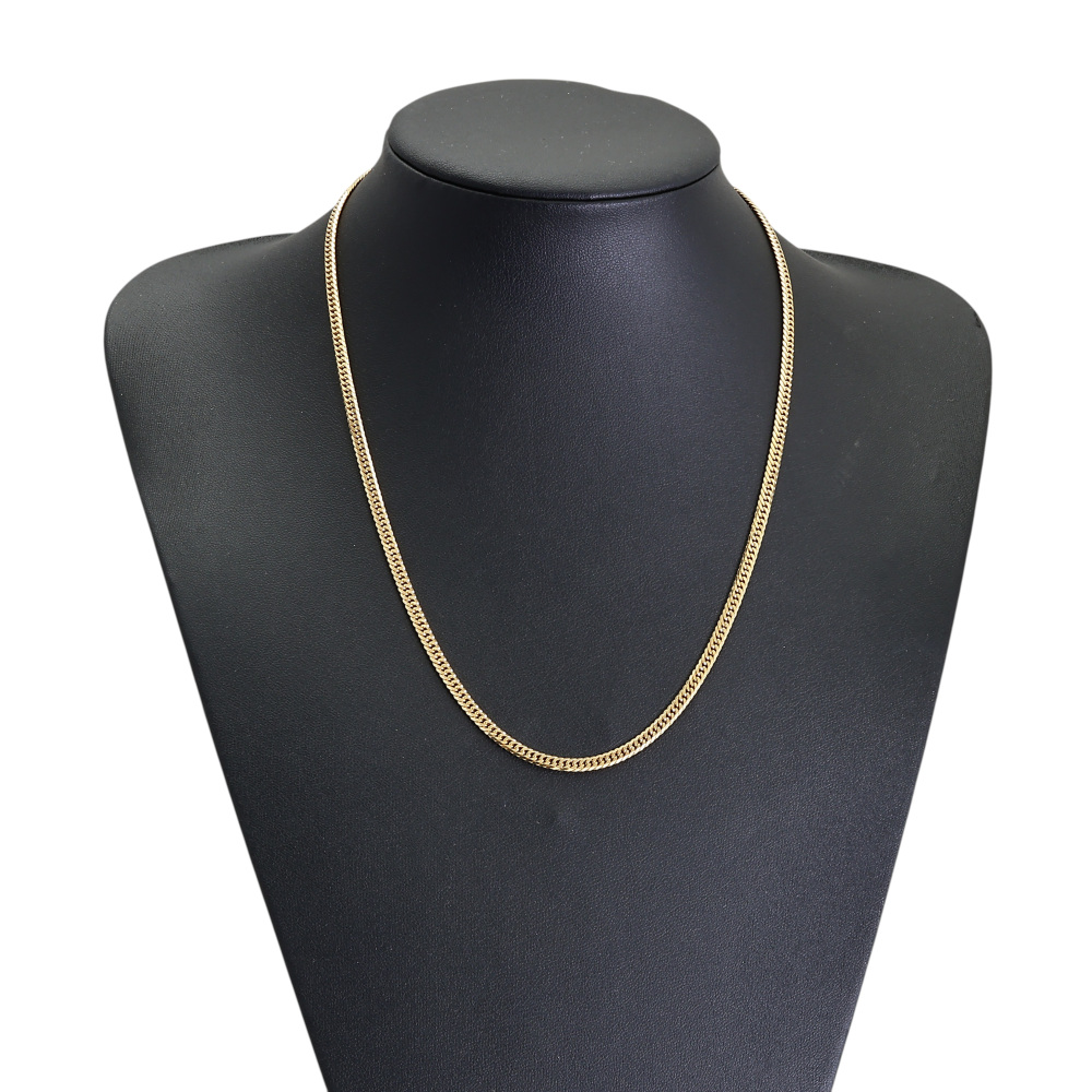 K18イエローゴールド 喜平 ネックレス ダブル6面 約50cm 約20g J428445