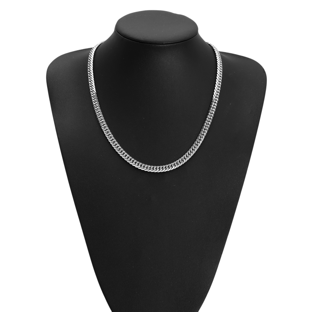 プラチナ850 喜平 ネックレス ダブル6面 約50cm 約83.5g J428764