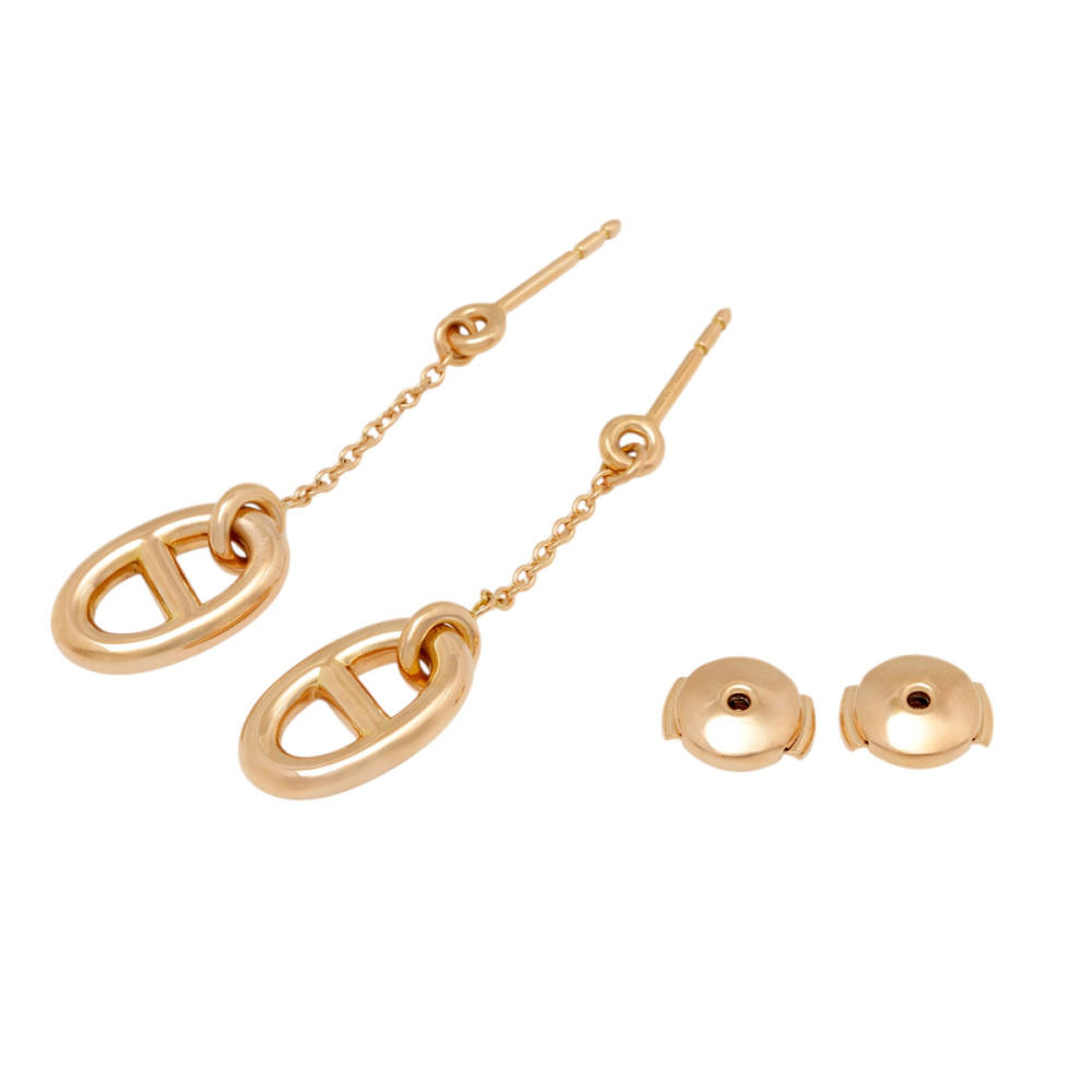 中古] エルメス シェーヌダンクル ファランドール PM H108616B ピアス