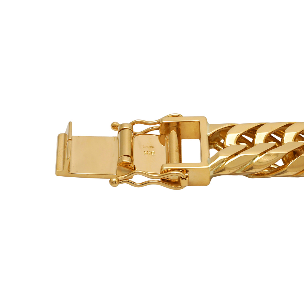 K18イエローゴールド 喜平 ネックレス トリプル12面 約61cm 約302.27g