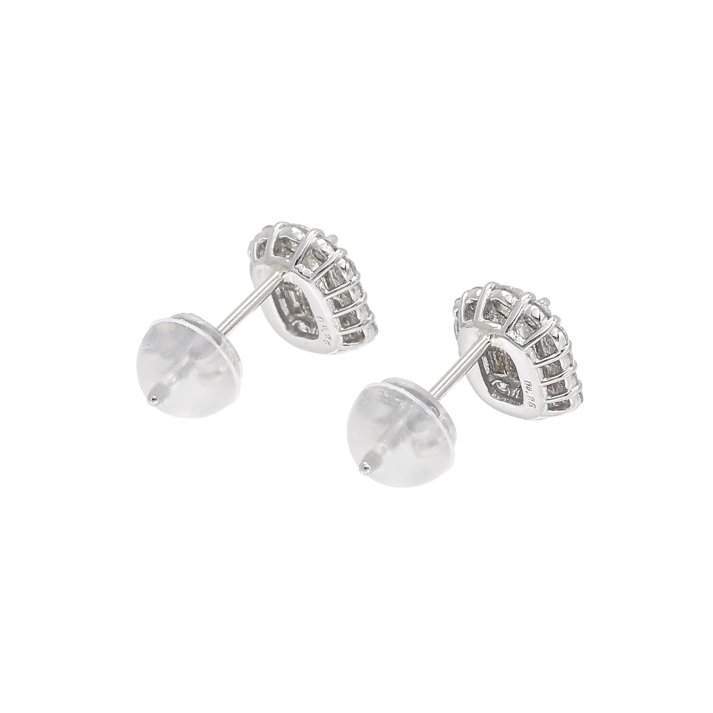 プラチナ900 ダイヤモンド ピアス J429430 | ユキザキセレクトジュエリー