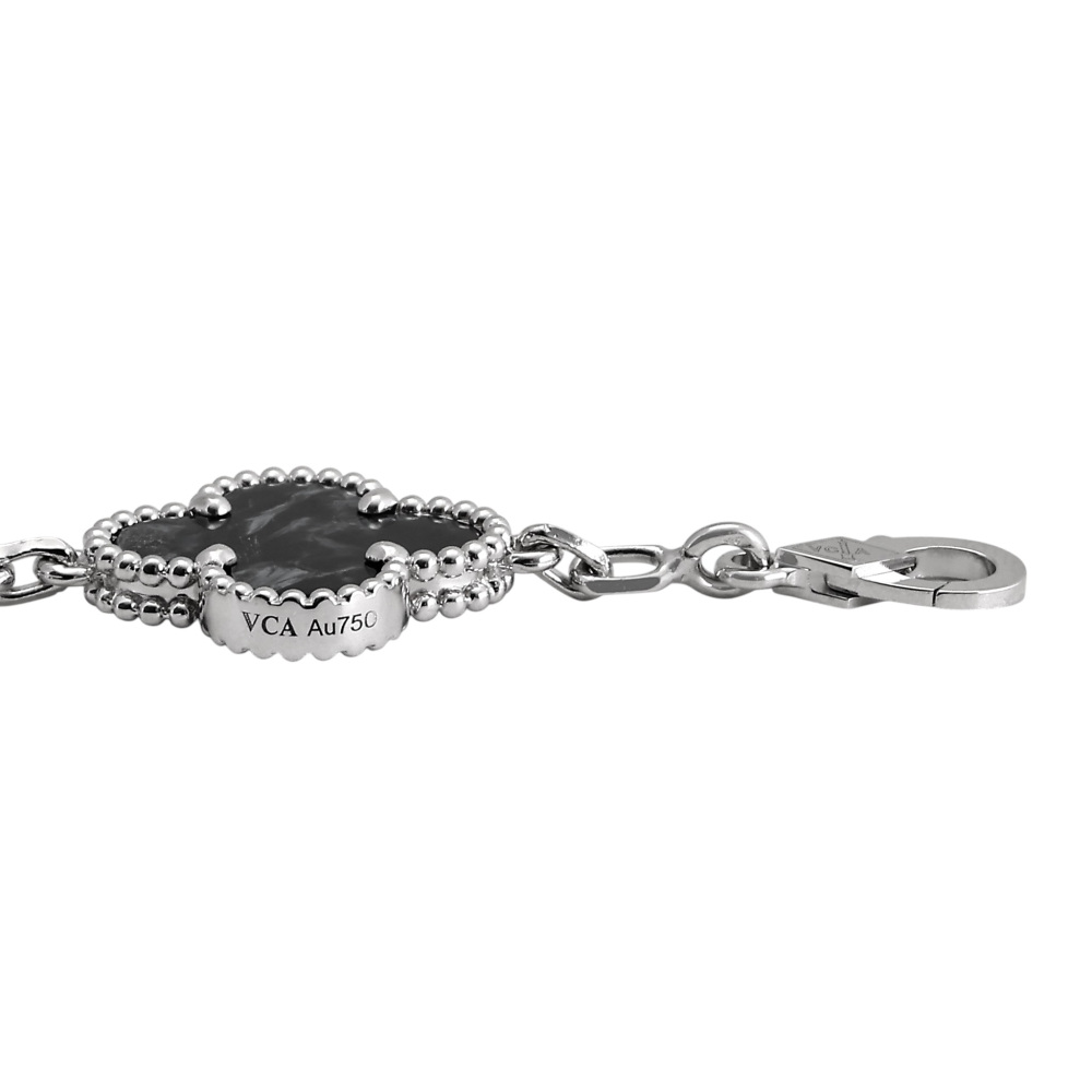 VanCleef&Arpels ヴァンクリーフ&アーペル ブレスレット ブラック 中古] ヴァンクリーフ&アーペル ヴィンテージアルハンブラ ピーター
